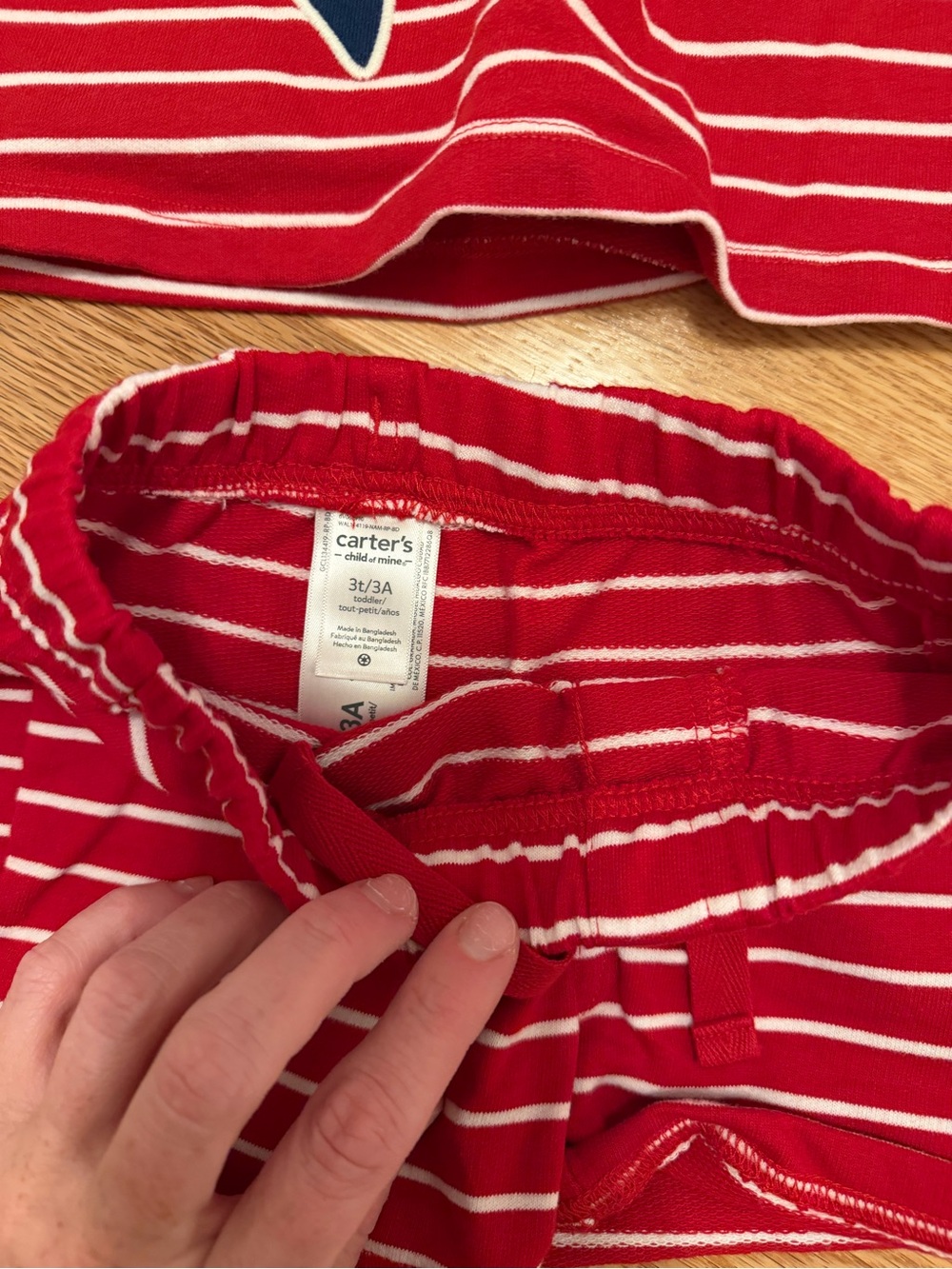 Carter's Red & Navy Striped Star Set - Picture 2 of 3